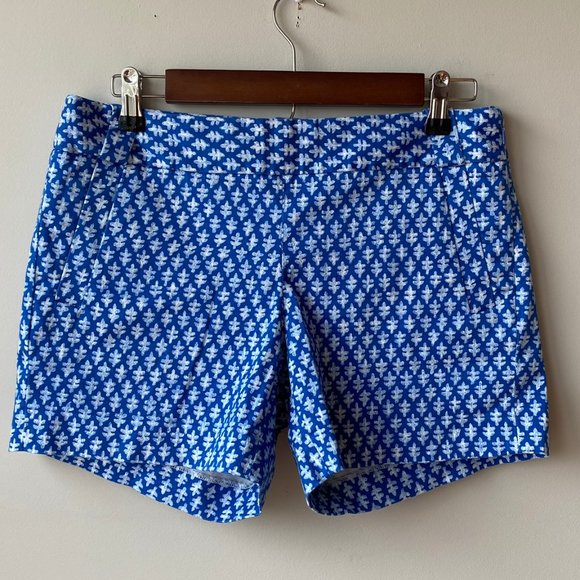 J. Crew Pants - J. Crew City Fit Leaf Print Stretch Chino Shorts
